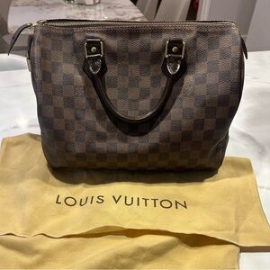 Louis Vuitton Speedy 30 Damier Ebene canvas - authentic